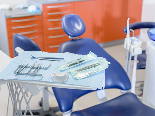 a laser on teeth
