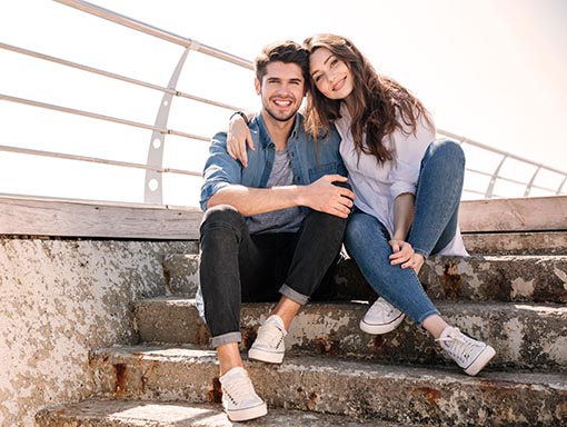young-couple-smile - L Street Dentist